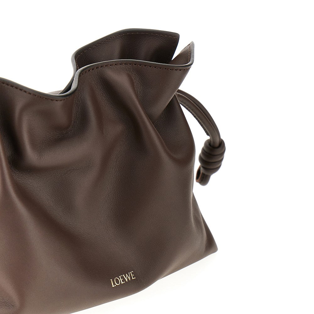 Leather mini 'Flamenco Clutch' bag