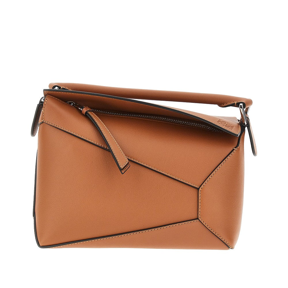 Borsa 'Puzzle Edge' piccola in pelle