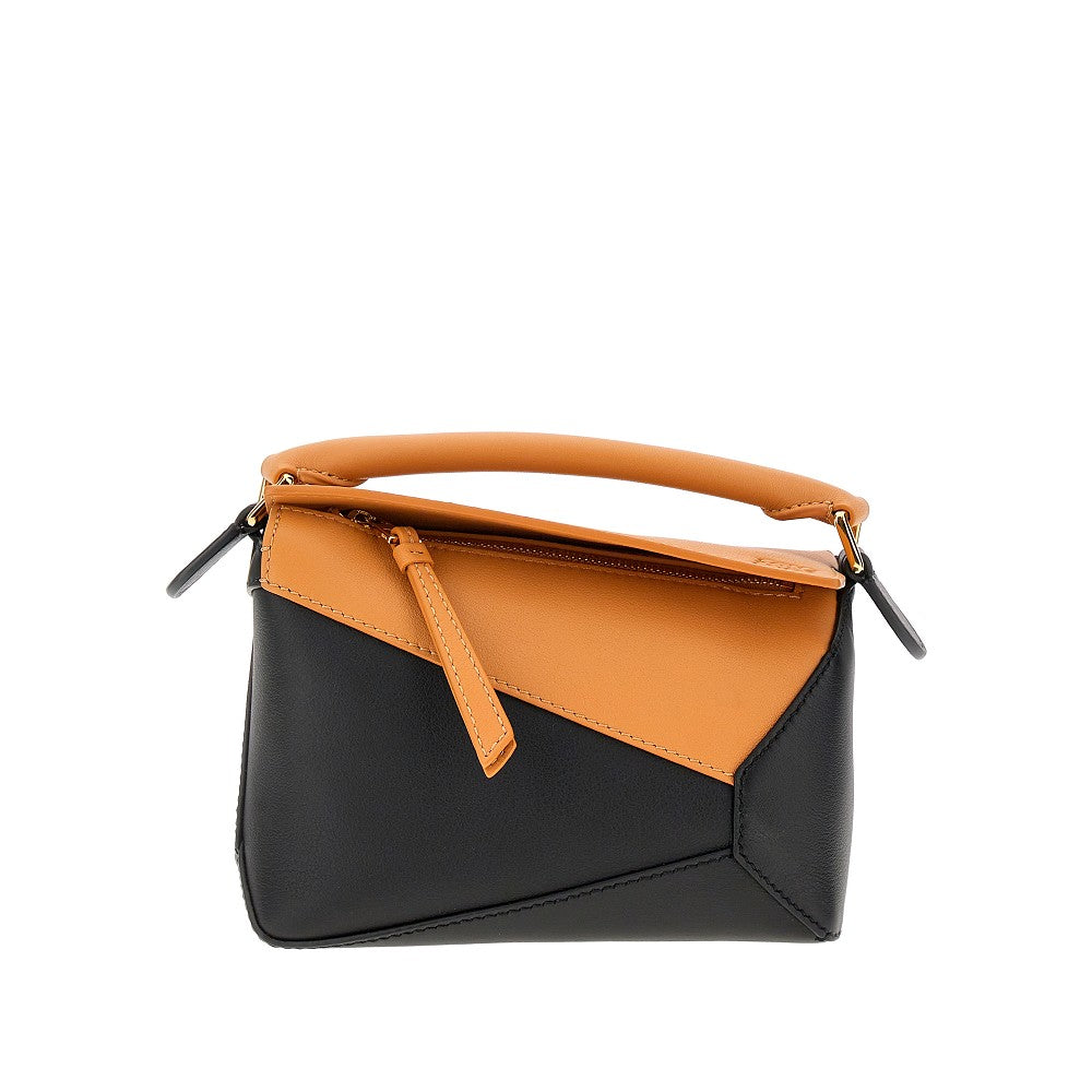 Two-tone mini Puzzle Edge bag
