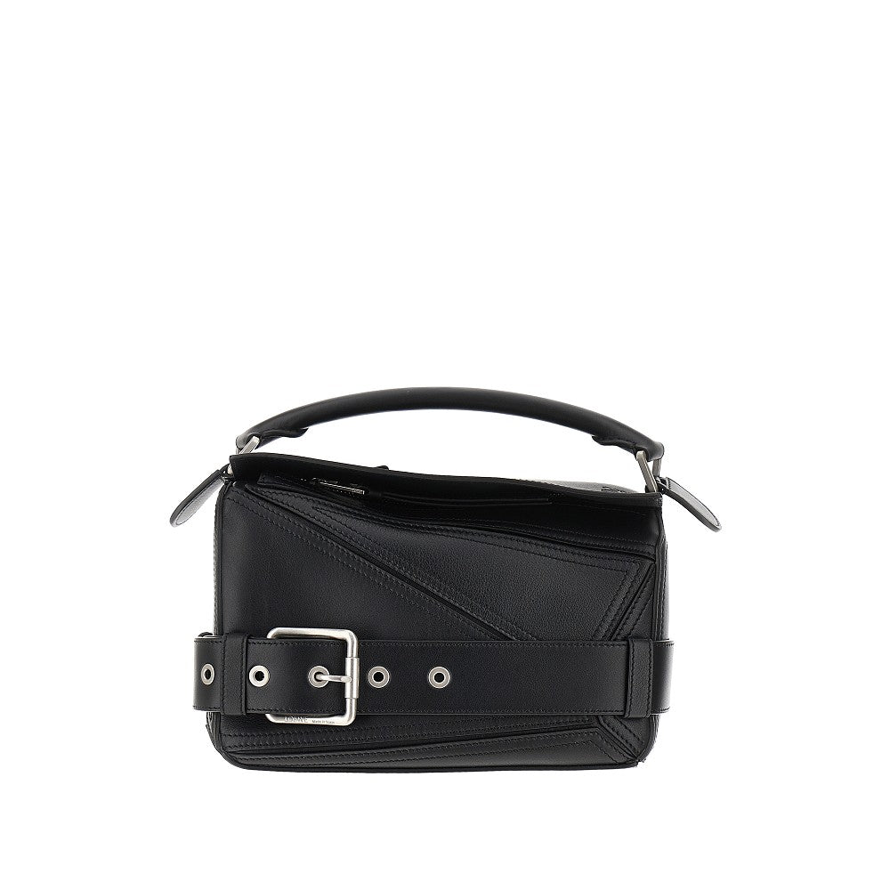 Borsa 'Puzzle Biker' piccola in pelle