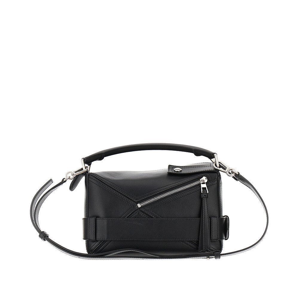 Borsa 'Puzzle Biker' piccola in pelle