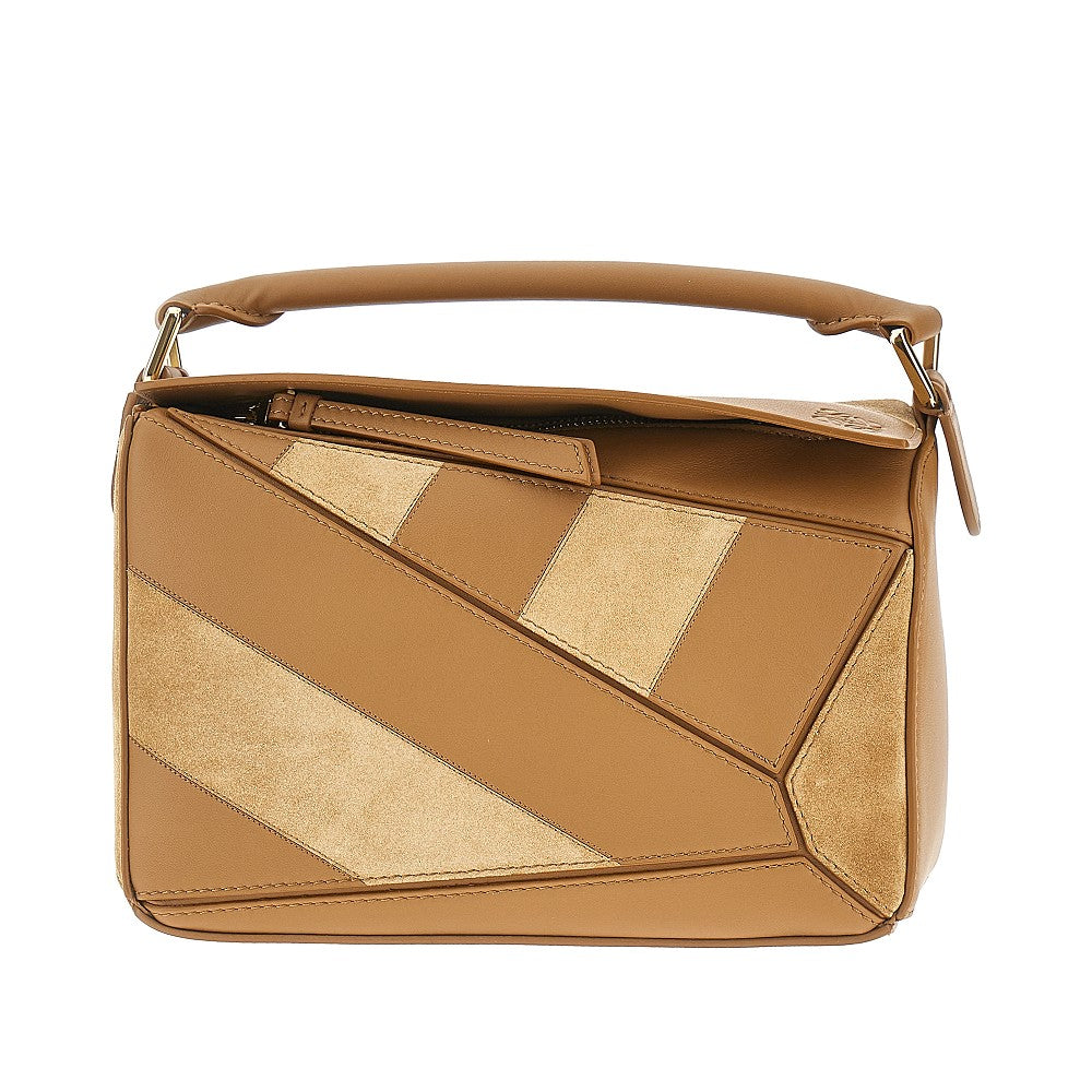 Leather small 'Puzzle' bag