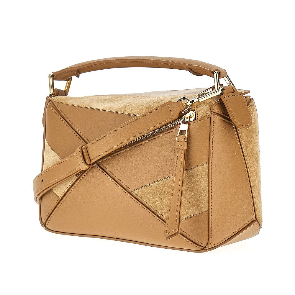Leather small 'Puzzle' bag