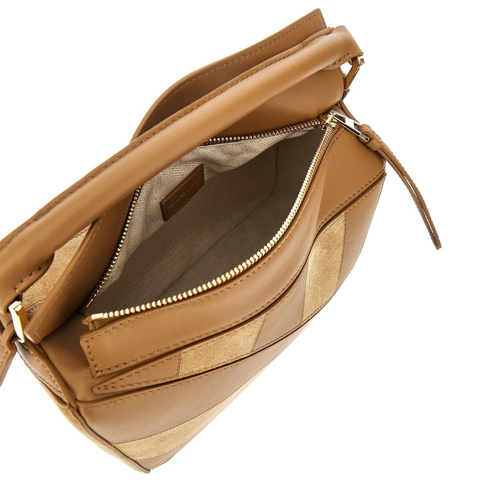 Leather small 'Puzzle' bag
