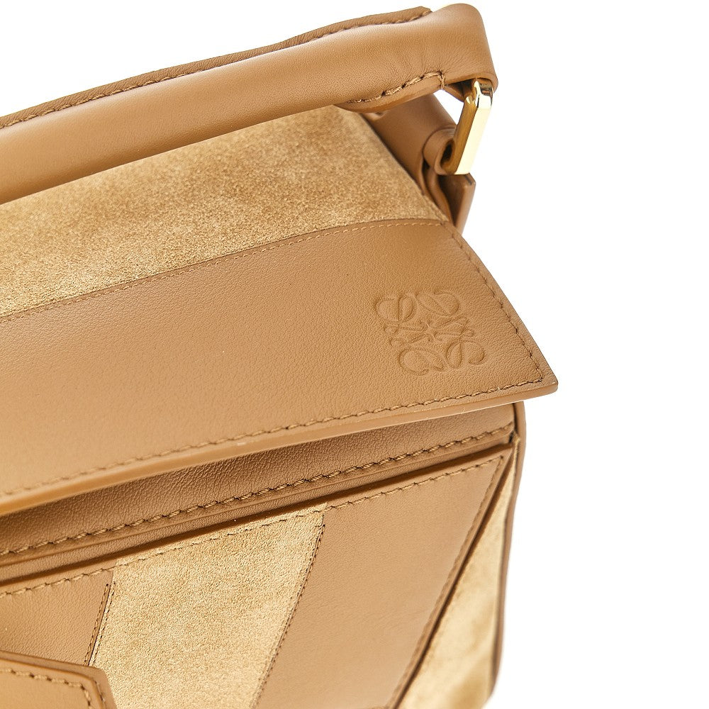Leather small 'Puzzle' bag
