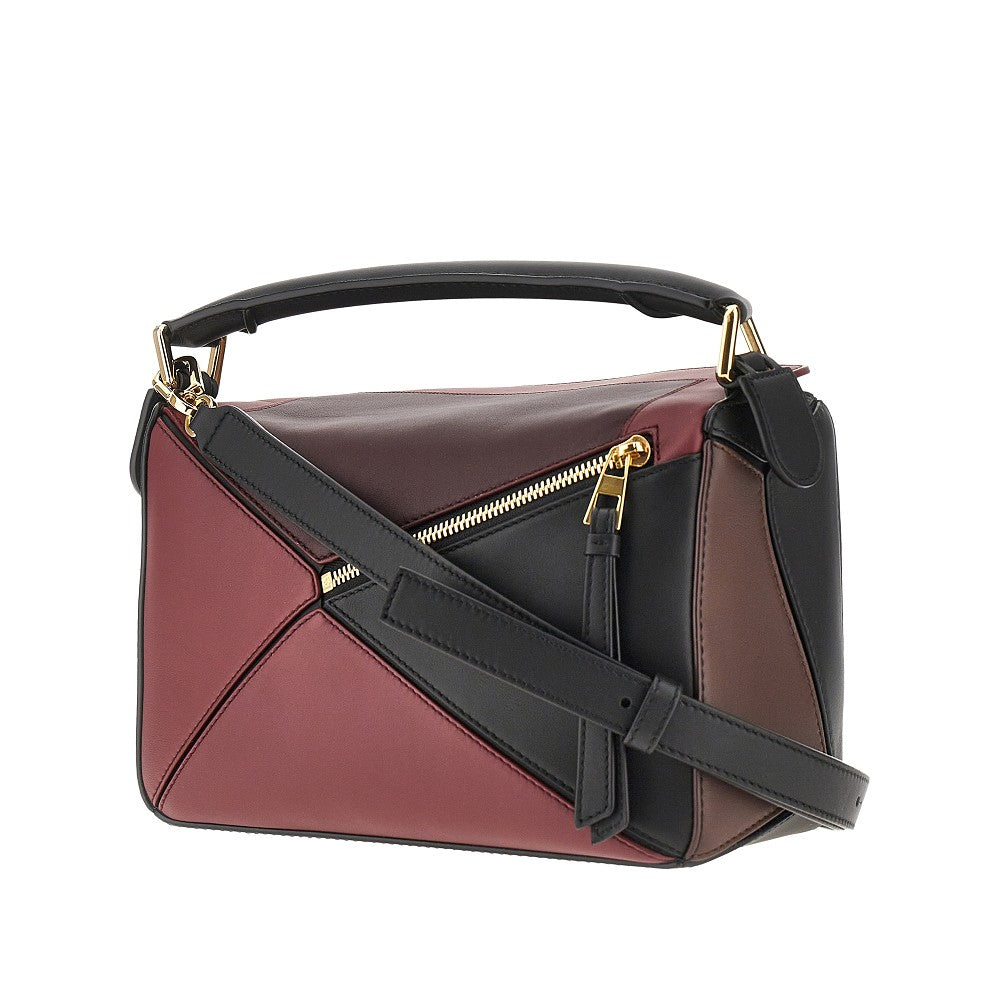 Borsa 'Puzzle Edge' piccola in pelle