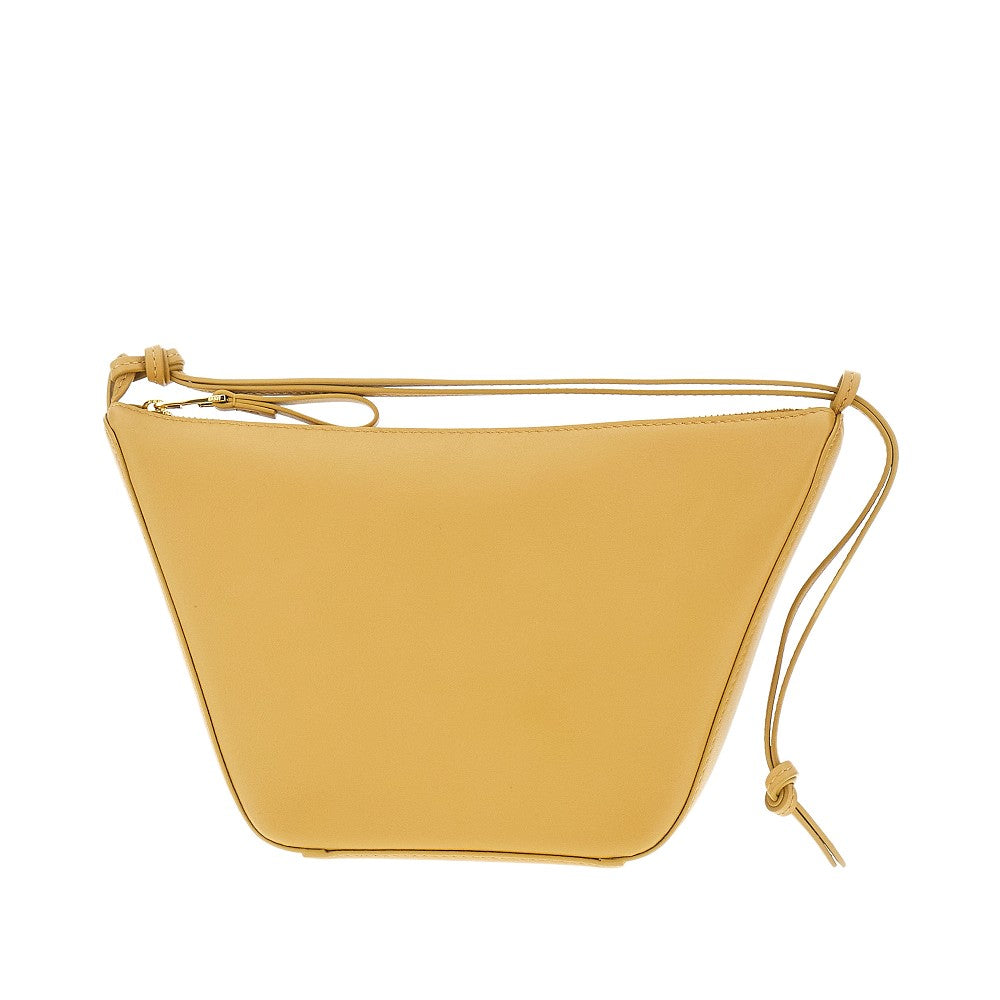 Leather mini Hammock Hobo bag