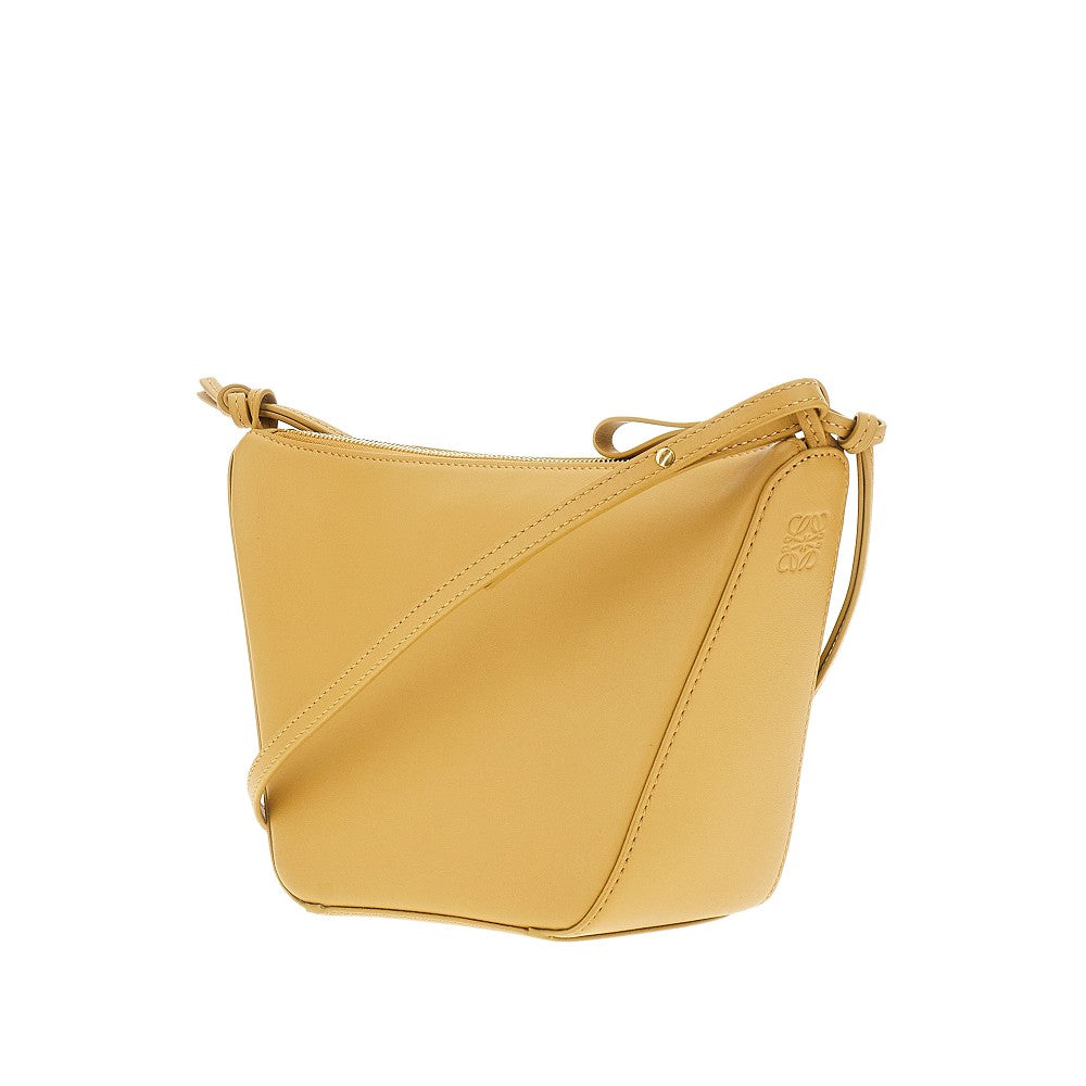 Leather mini Hammock Hobo bag