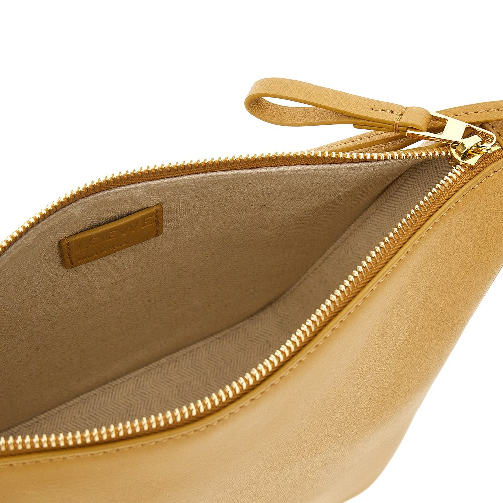 Leather mini Hammock Hobo bag