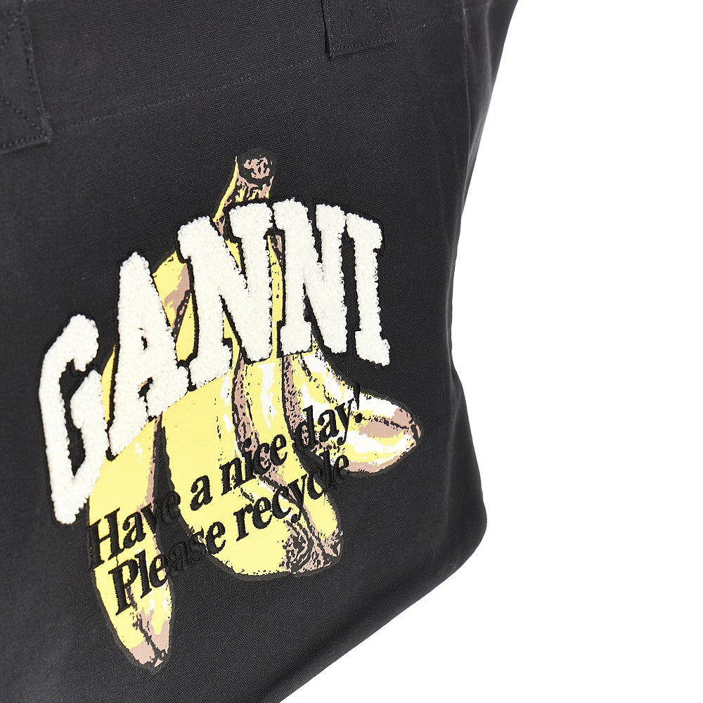 Tote bag XXL con stampa Banana