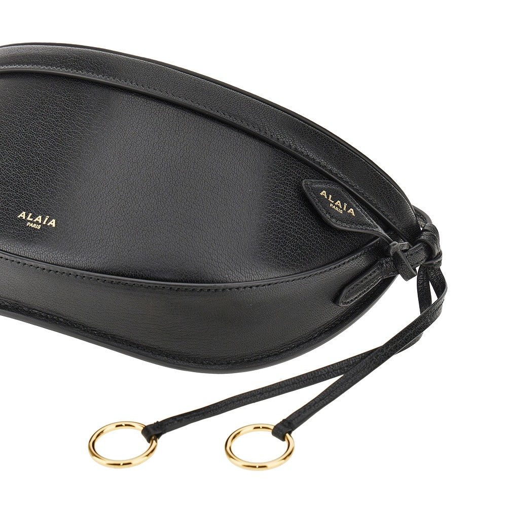 Borsa 'East West' in pelle granata
