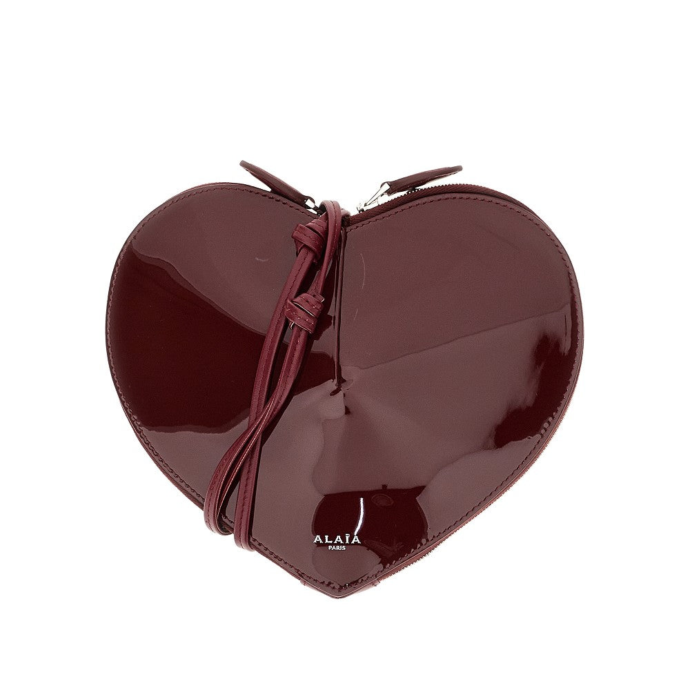 Borsa 'Le Coeur' in pelle verniciata