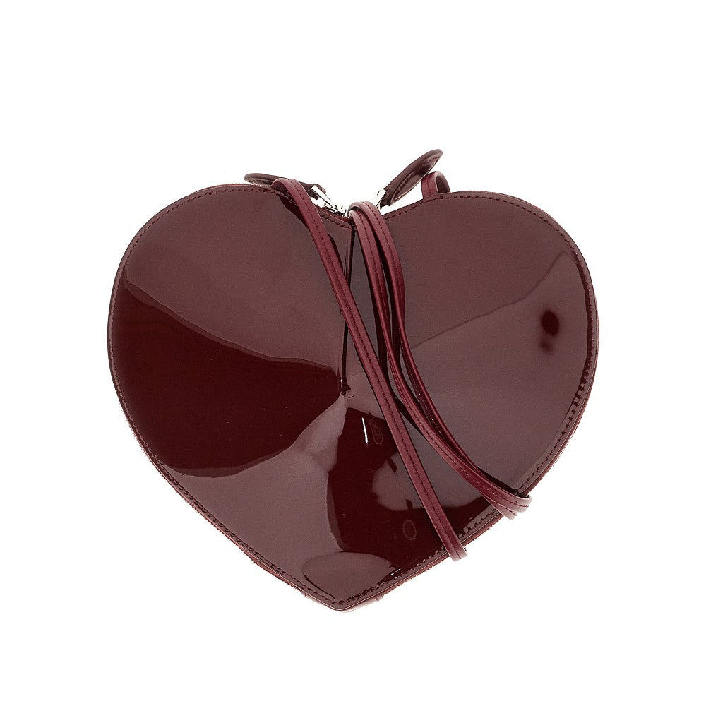 Borsa 'Le Coeur' in pelle verniciata