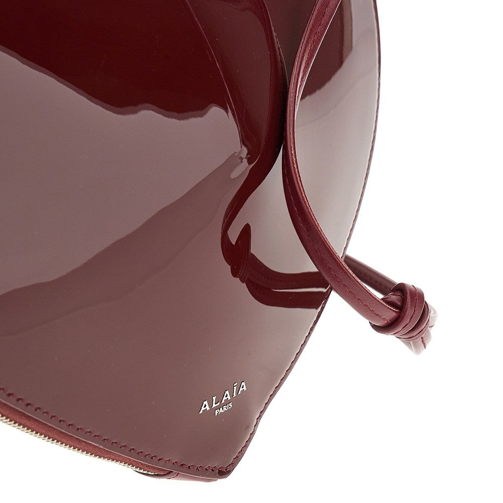 Borsa 'Le Coeur' in pelle verniciata