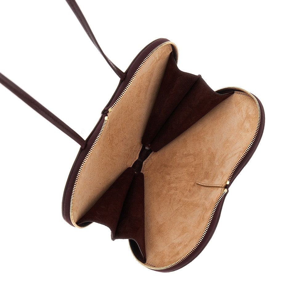 Borsa 'Le Coeur' in pelle scamosciata