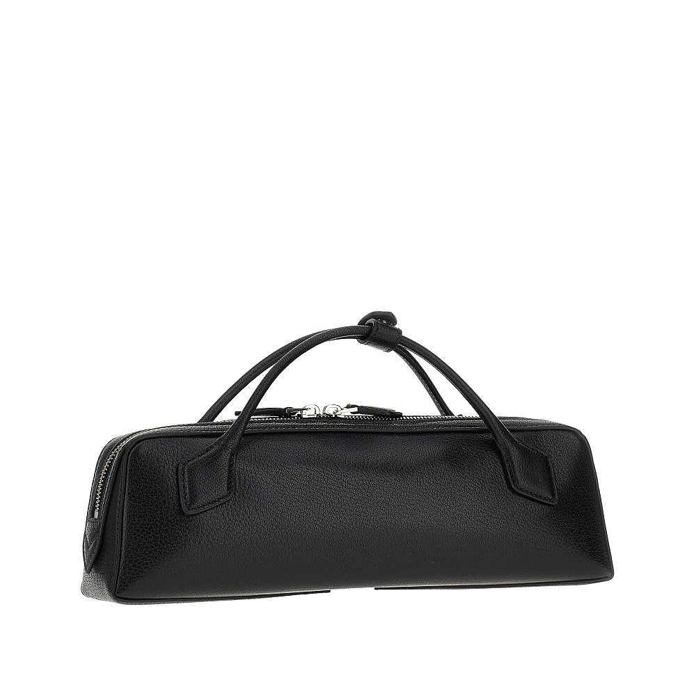 Grained leather 'Le Teckel' clutch