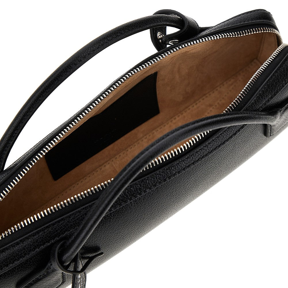 Grained leather 'Le Teckel' clutch