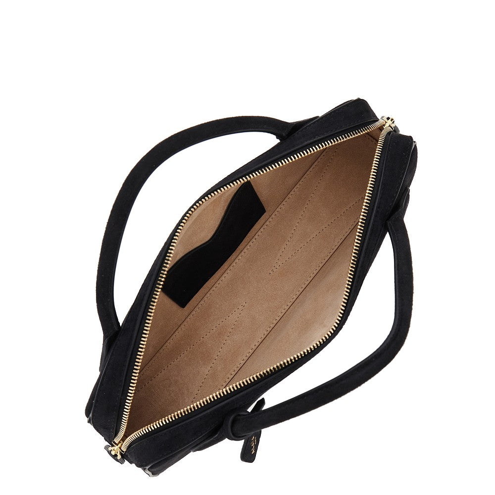 Suede leather 'Le Teckel' clutch