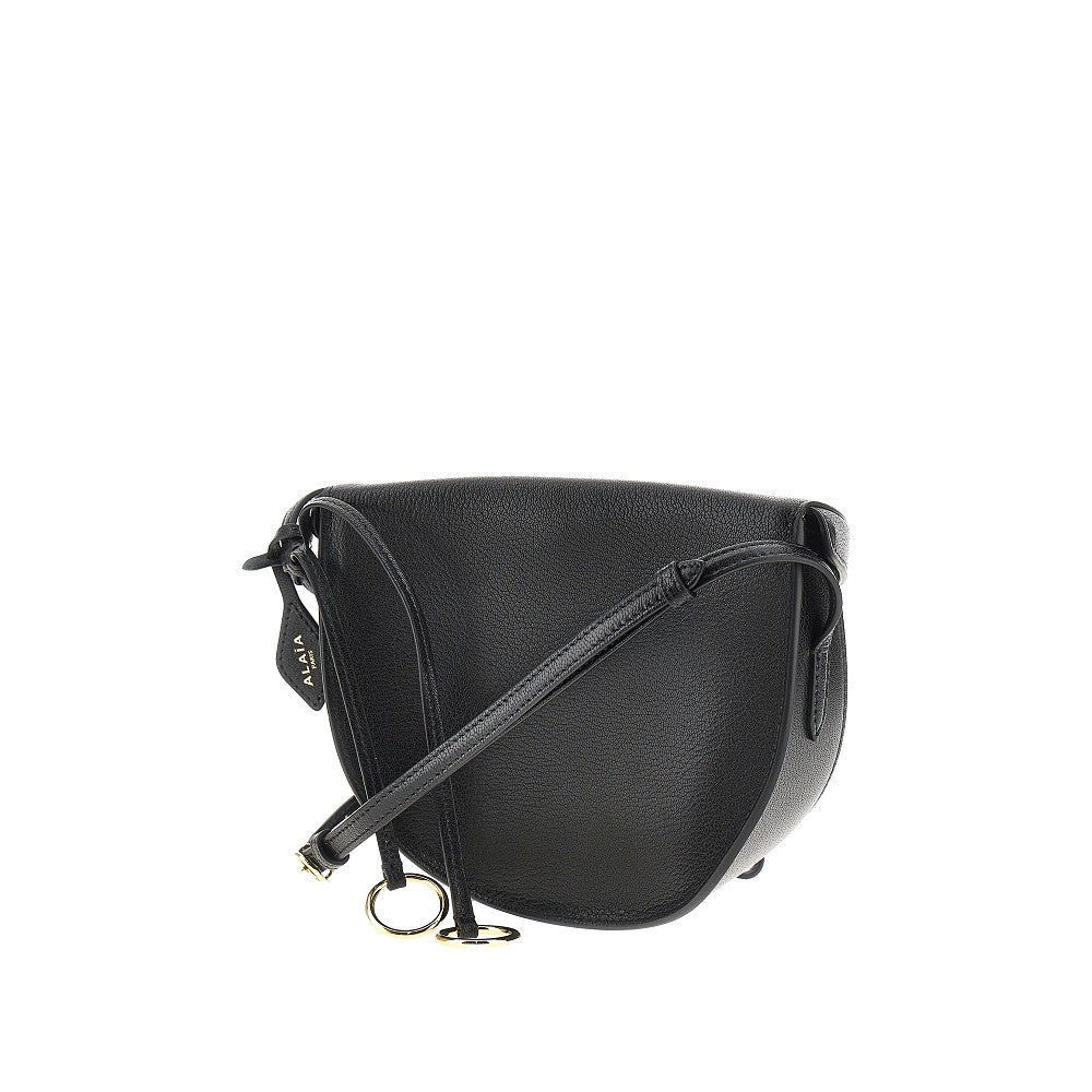 Grained leather moulded bag