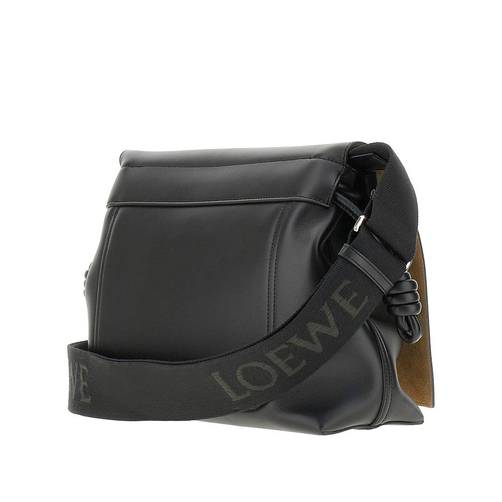 Leather 'Flamenco' satchel bag