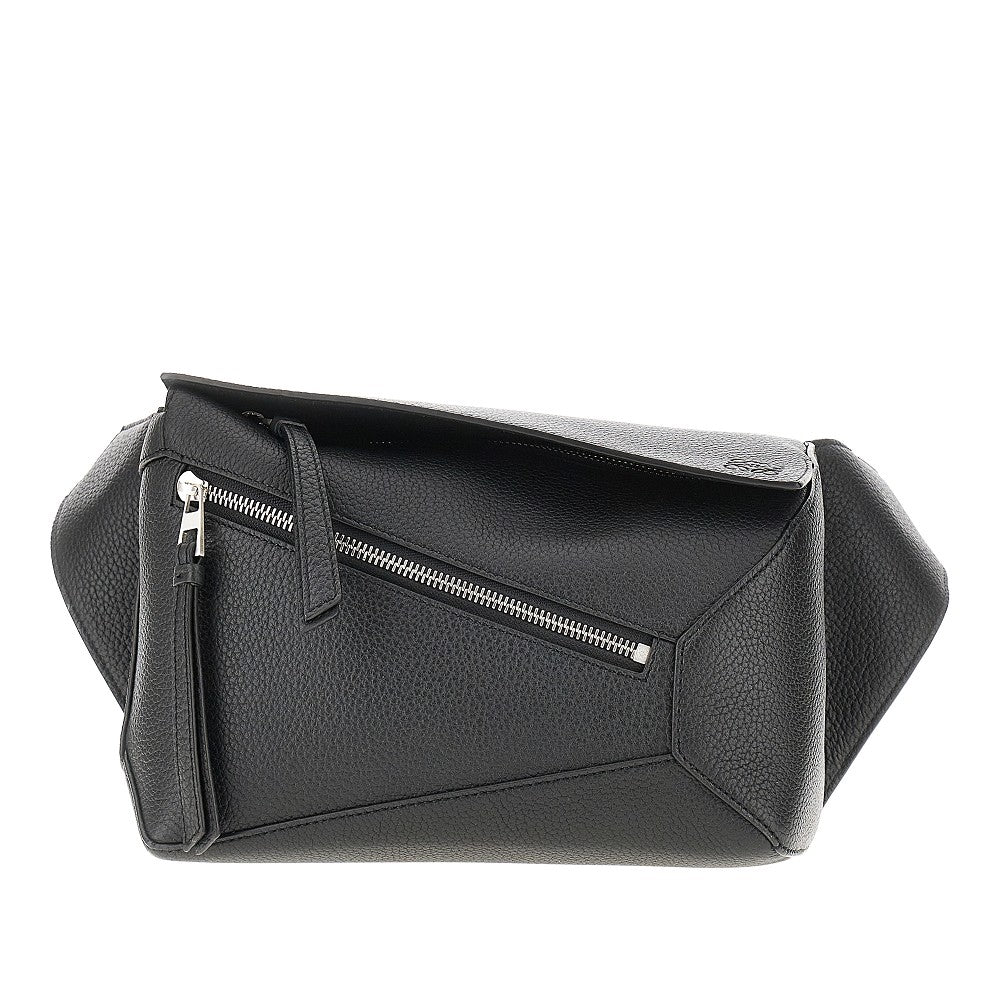 Grained leather small 'Puzzle' belt bag
