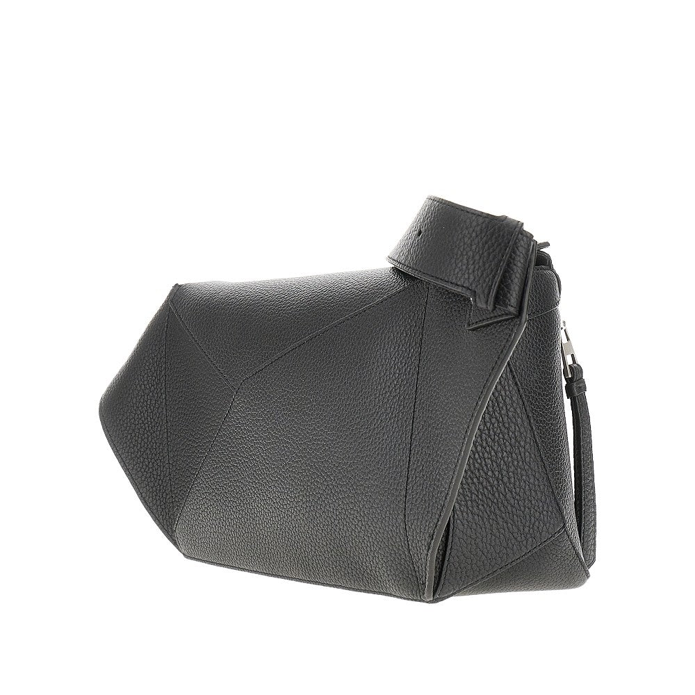 Grained leather small 'Puzzle' belt bag