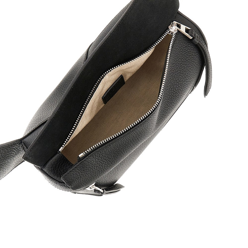 Grained leather small 'Puzzle' belt bag