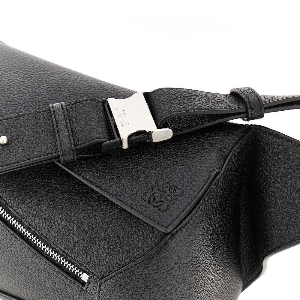 Grained leather small 'Puzzle' belt bag
