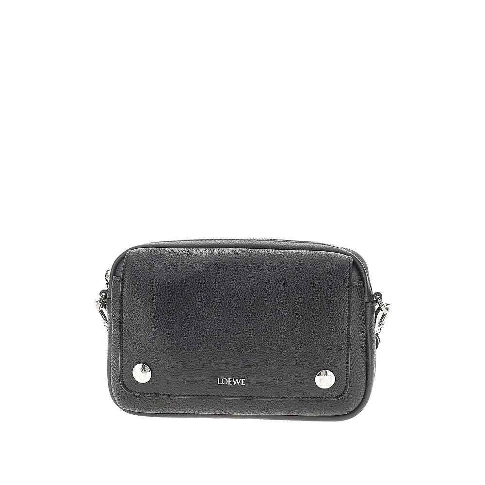 Leather small 'Messenger Pebble' bag