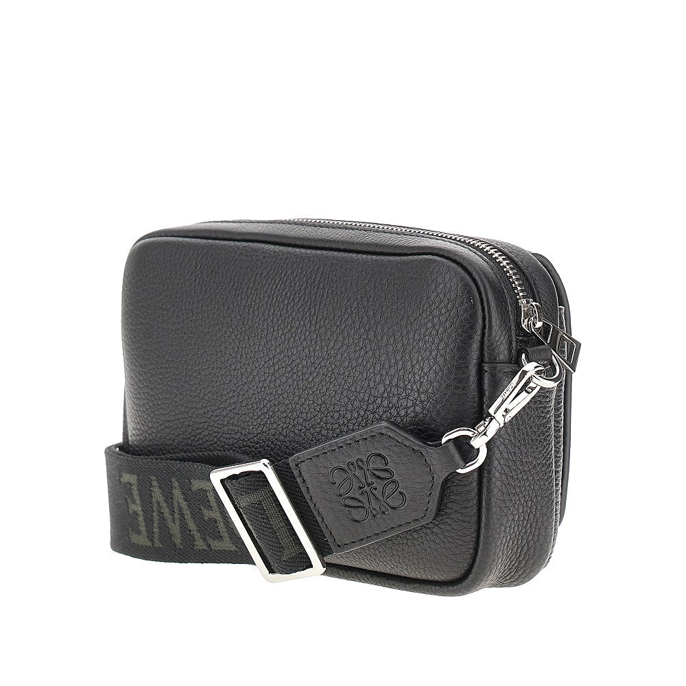 Leather small 'Messenger Pebble' bag