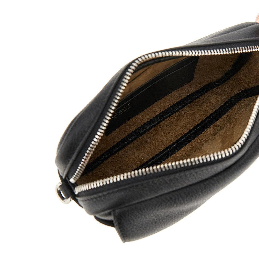Leather small 'Messenger Pebble' bag