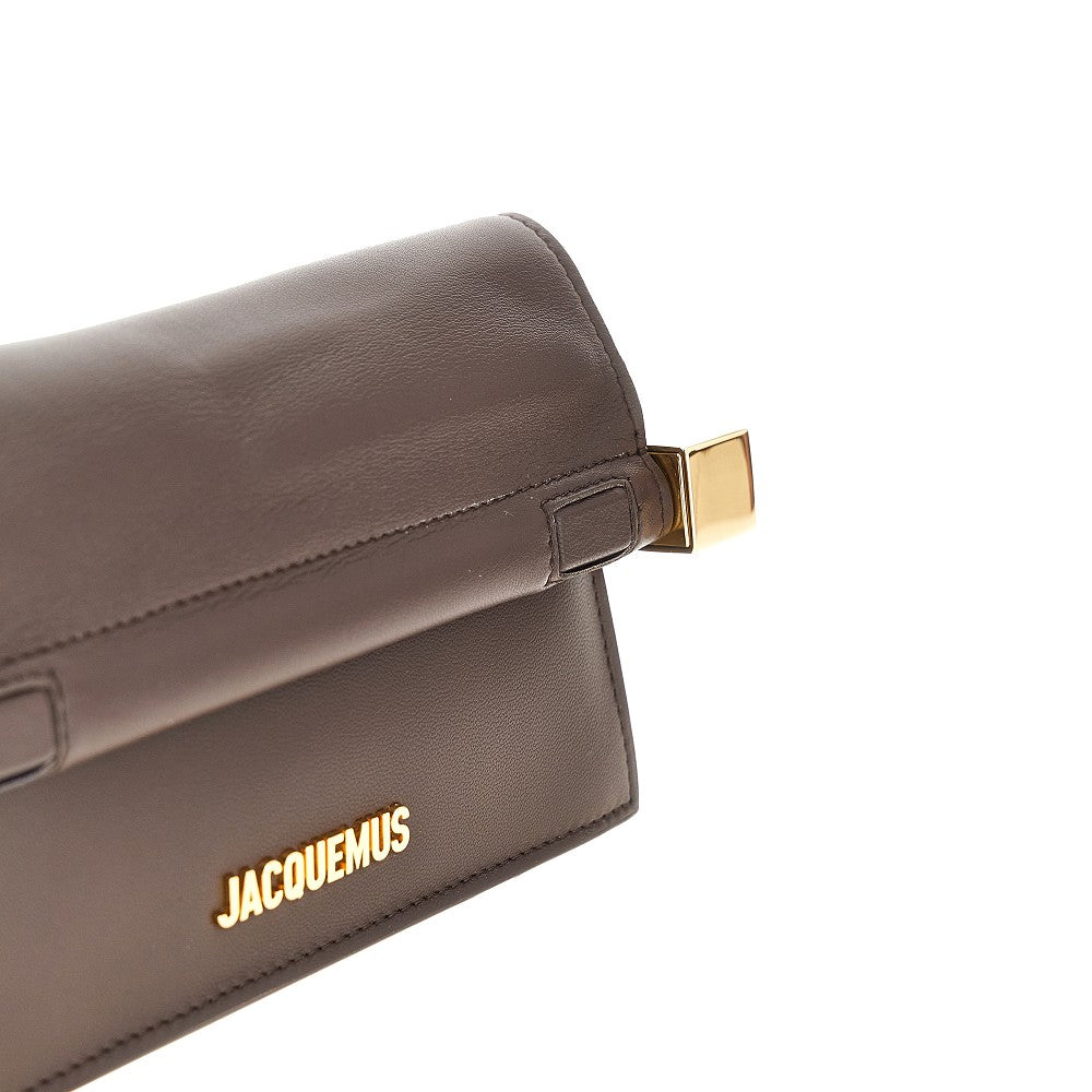 Small 'Rond Carré' nappa leather clutch