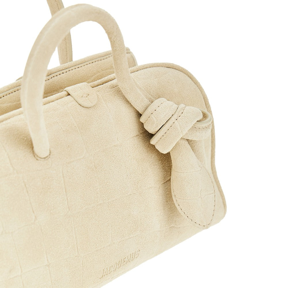 Suede leather small 'Turismo' bag
