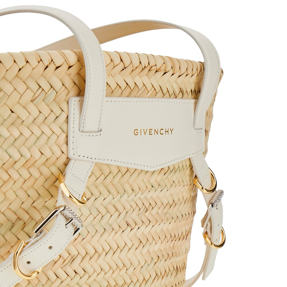 Borsa basket 'Voyou' media in paglia