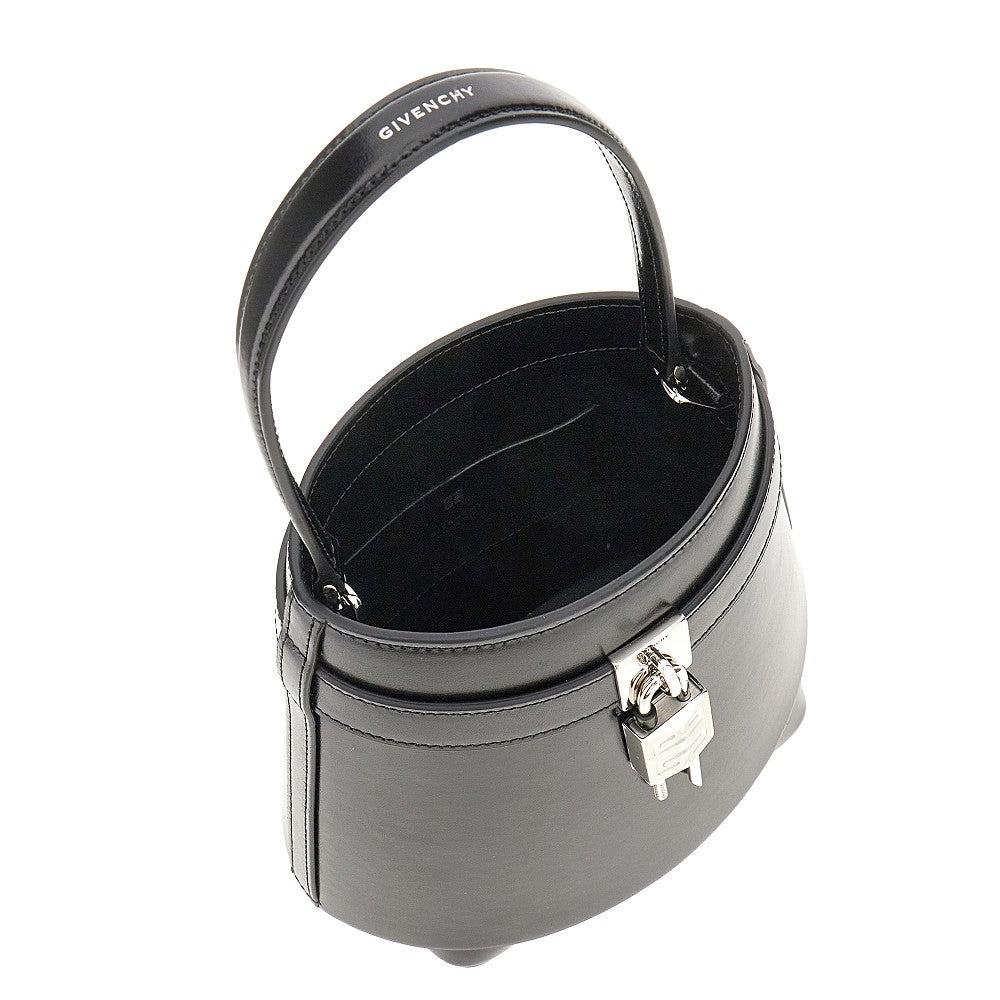 Leather 'Shark Lock' bucket bag