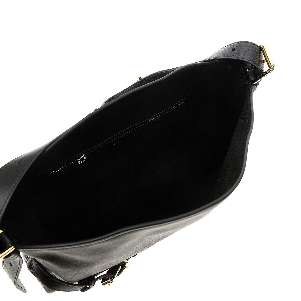 Leather medium 'Voyou' bag