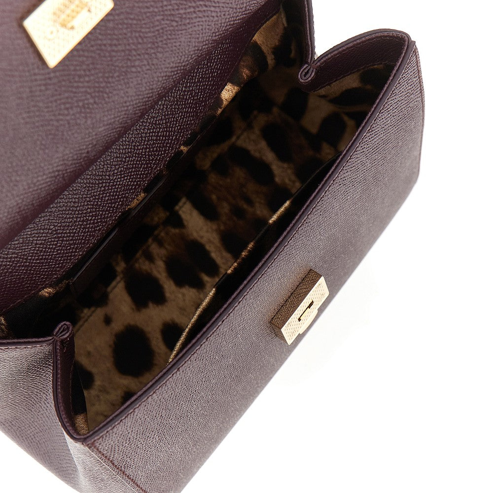 Borsa 'Sicily' media in pelle Dauphine