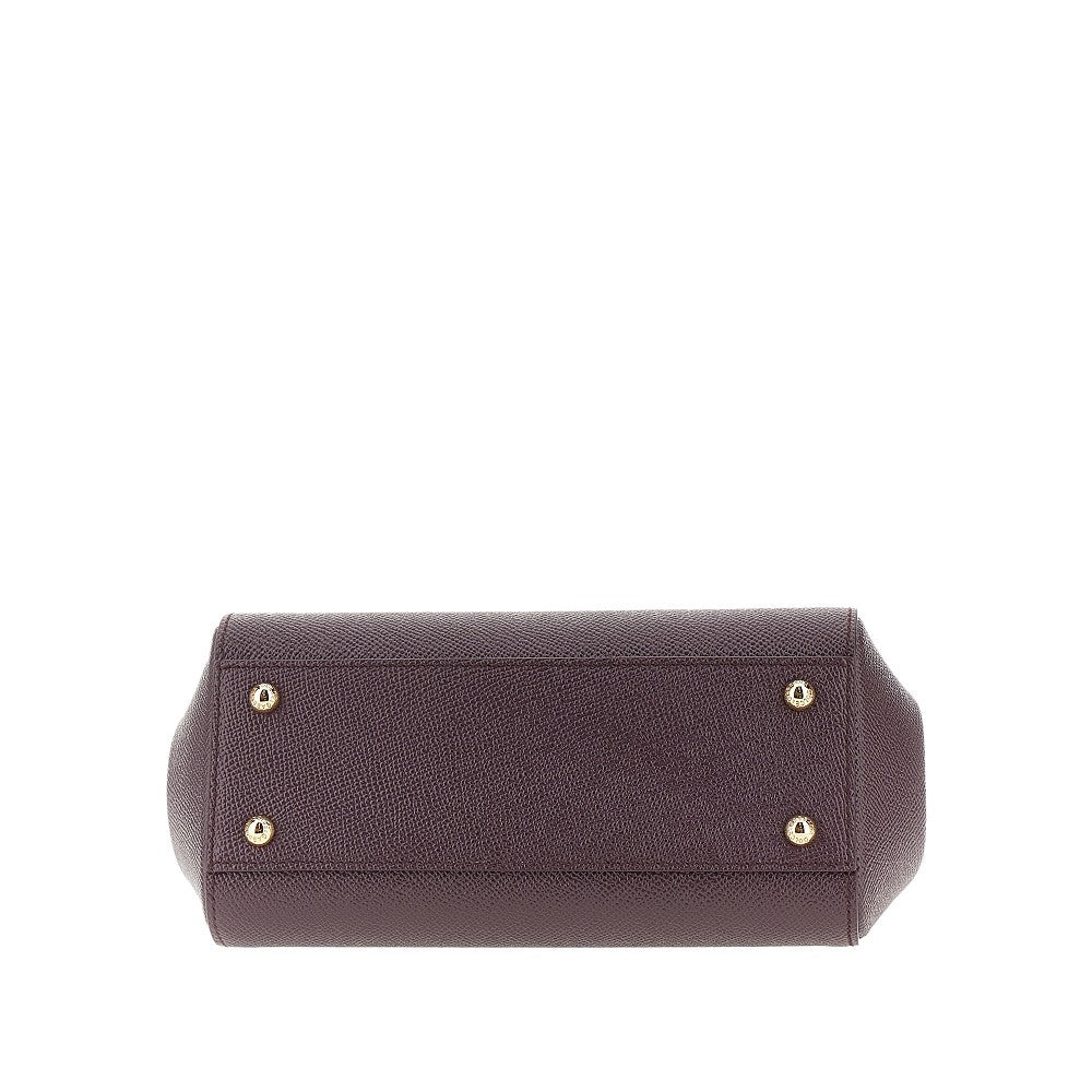 Borsa 'Sicily' media in pelle Dauphine