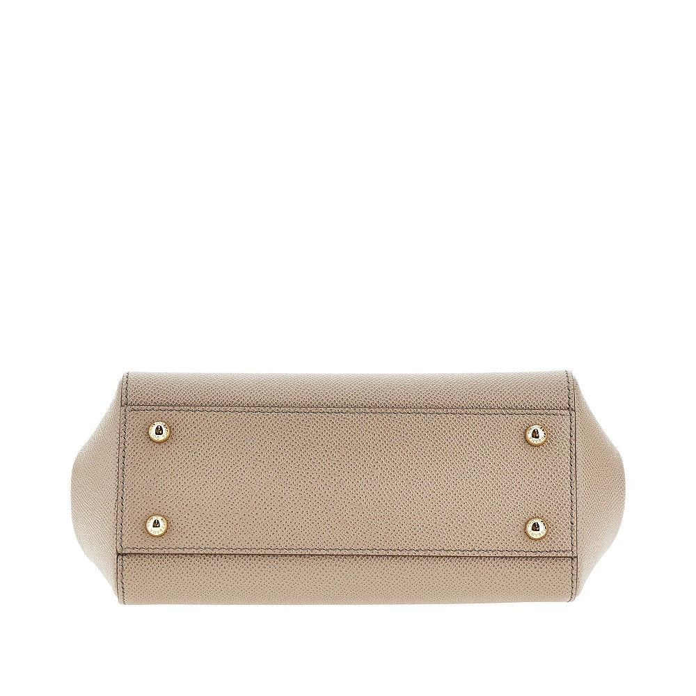 Borsa 'Sicily' media in pelle Dauphine