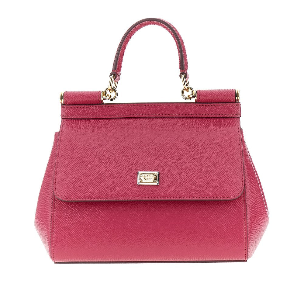 Dauphine leather small 'Sicily' bag