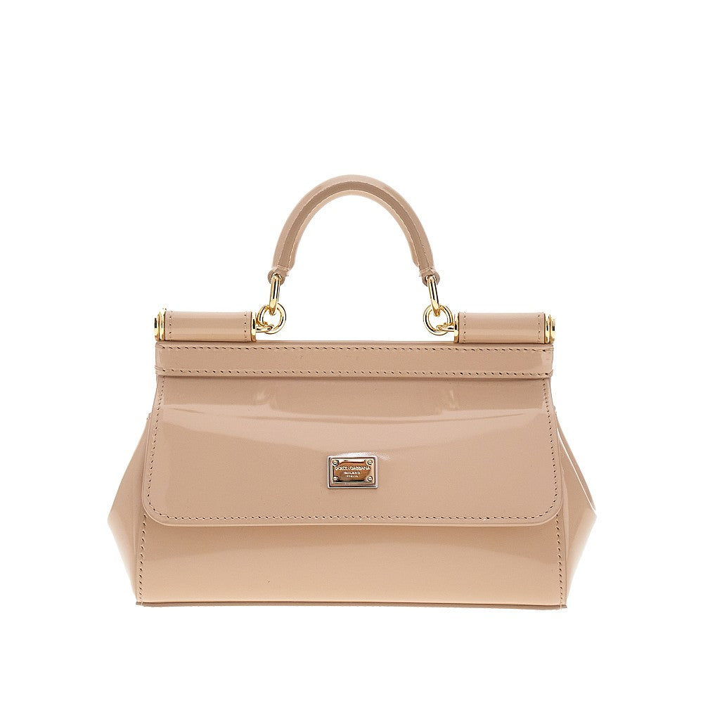 Borsa 'Sicily' piccola in pelle lucida