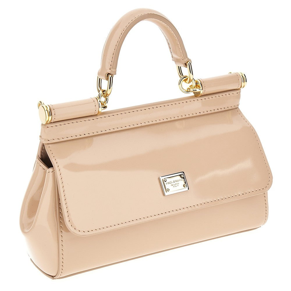 Borsa 'Sicily' piccola in pelle lucida
