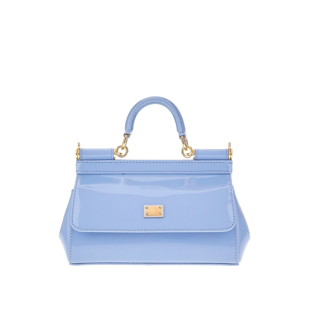 Borsa 'Sicily' piccola in pelle lucida