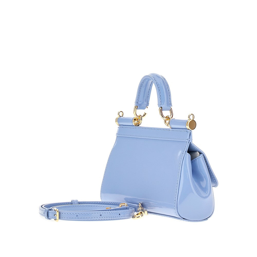 Borsa 'Sicily' piccola in pelle lucida