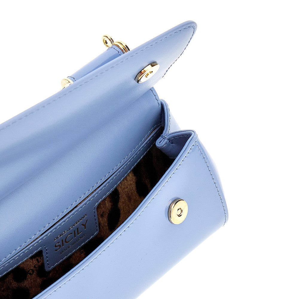 Borsa 'Sicily' piccola in pelle lucida