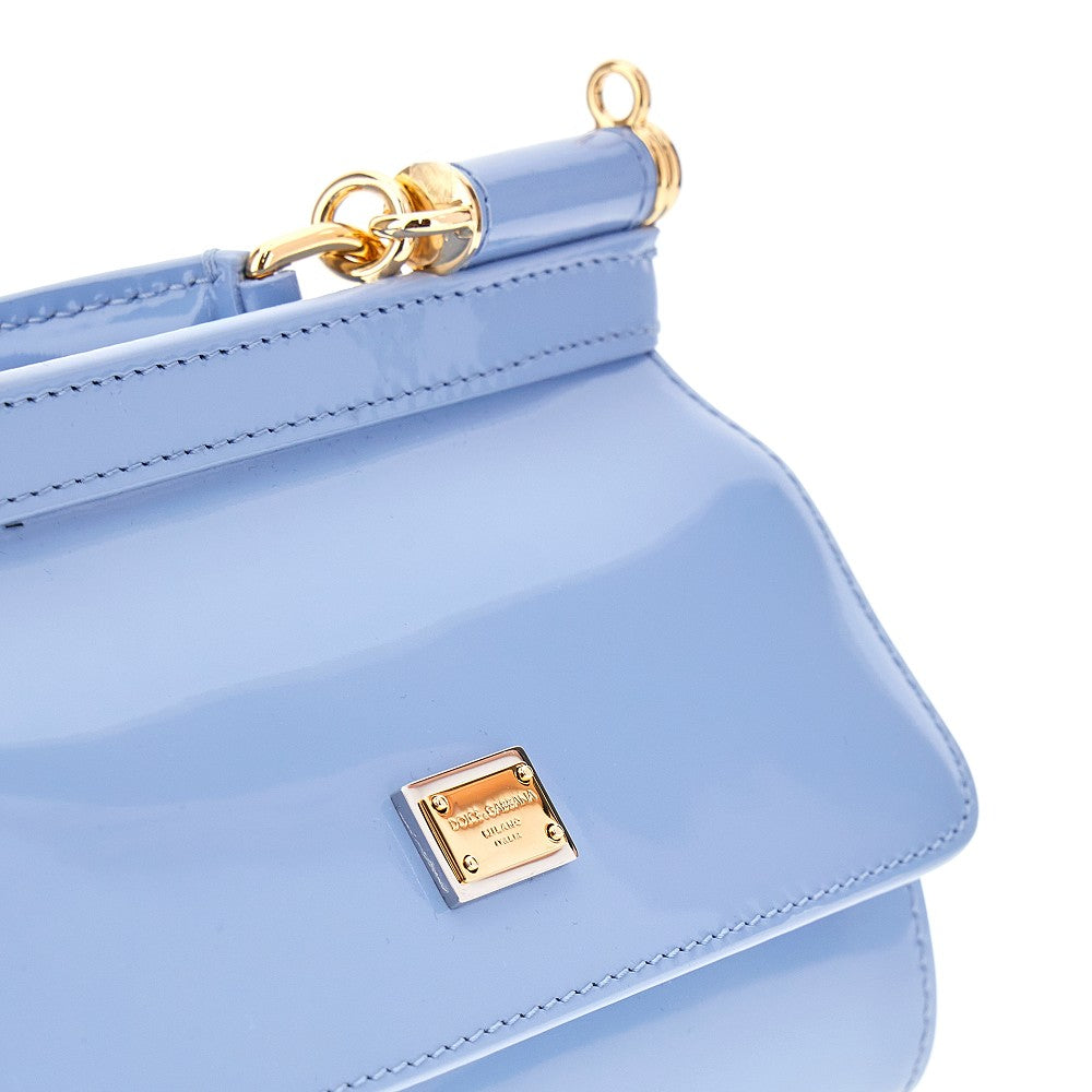 Borsa 'Sicily' piccola in pelle lucida