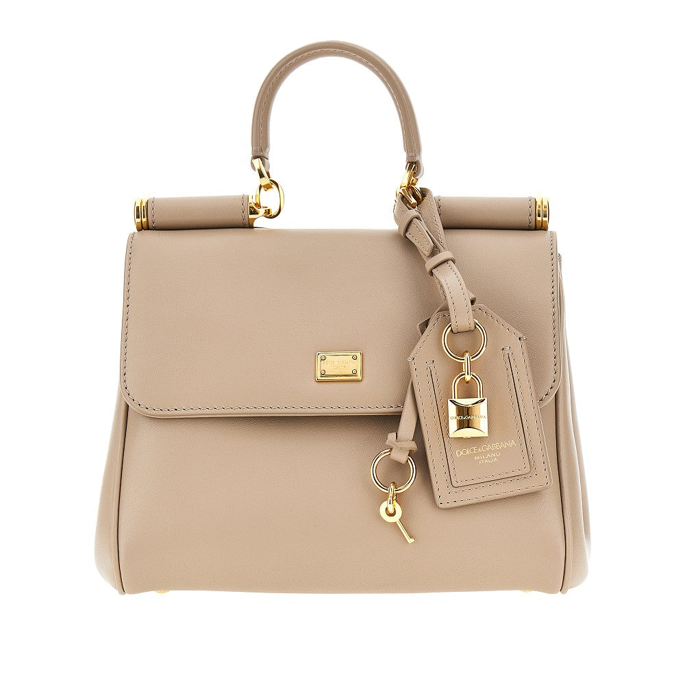 Borsa 'My Sicily' in pelle plongé