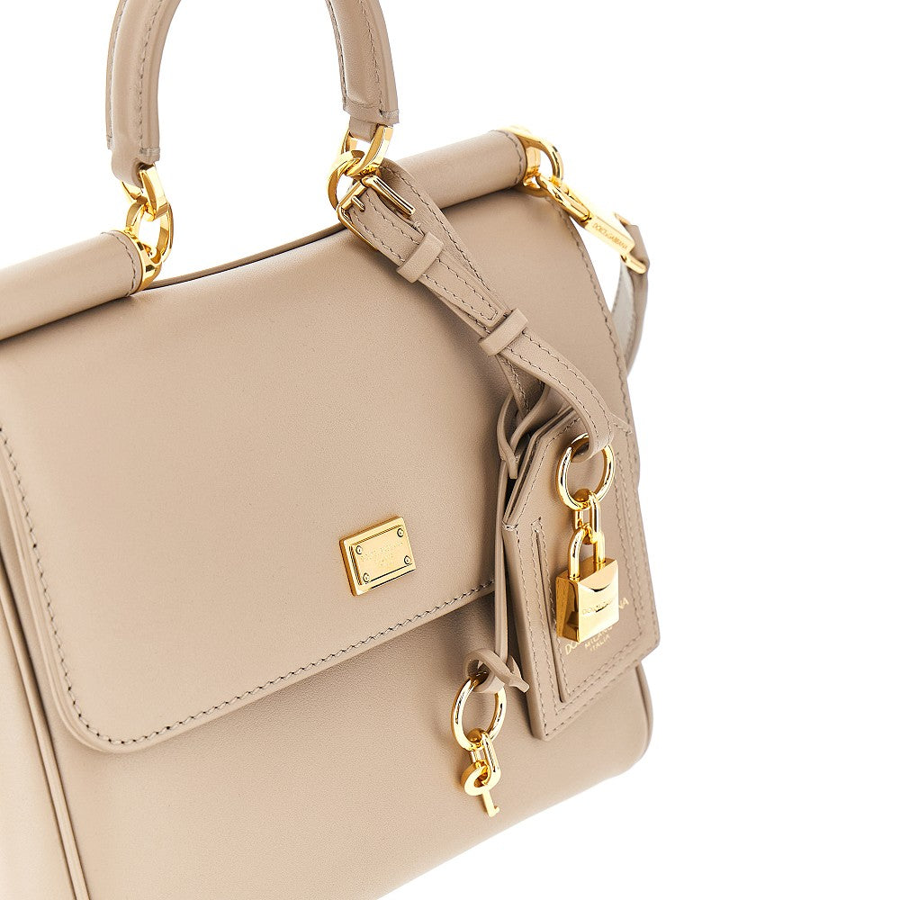 Borsa 'My Sicily' in pelle plongé