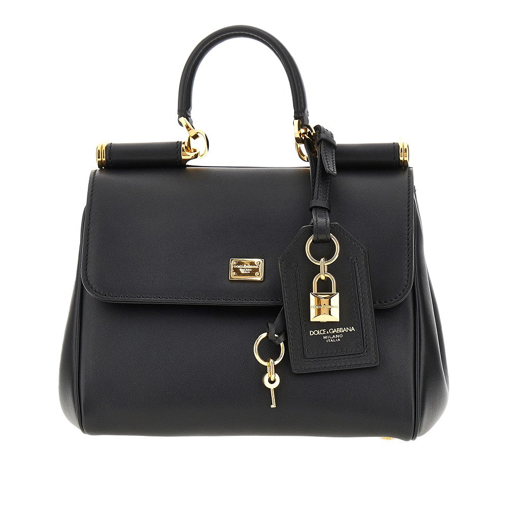 Borsa 'My Sicily' in pelle plongé