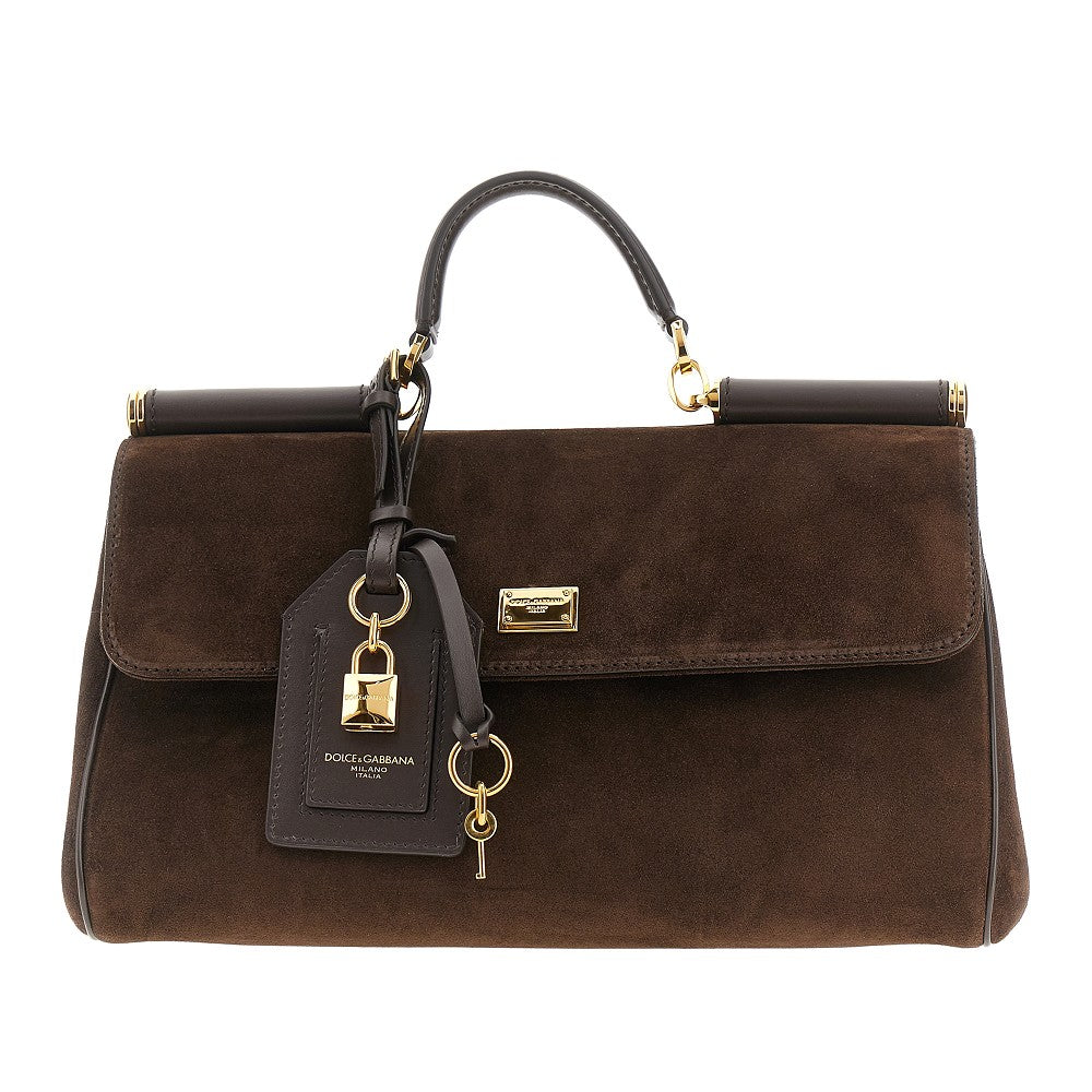 Suede leather 'My Sicily' handbag